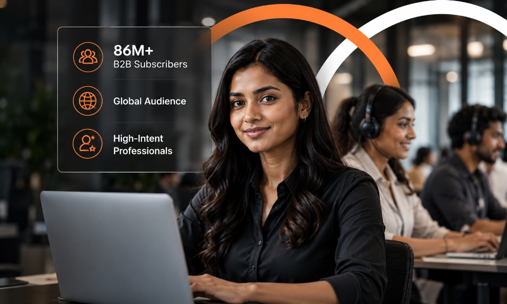 Reach 86 million B2B professionals through content syndication - DataCentrics